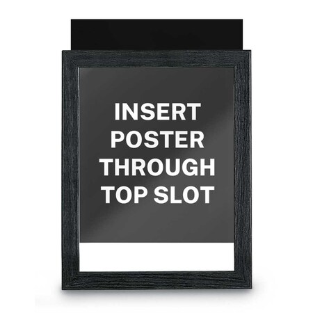 United Visual Products Drop-In Shadowbox, 12"x18", Cherry/Medium UVSB1218-CHERRY-MEDGRY